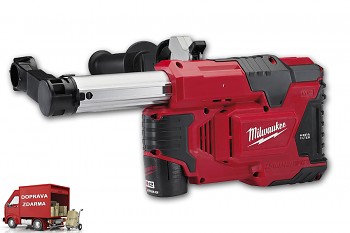 Aku univerzální odsávání Milwaukee M12 DE-201C ke kladivům SDS P