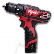 Aku kompaktní vrtačka šroubovák Milwaukee M12 BDD-202C