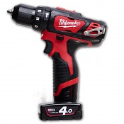 Aku kompaktní příklepová vrtačka Milwaukee M12 BPD-402 C