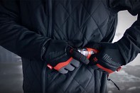 Aku vyhřívaná prošívaná bunda Milwaukee M12 HJP-0 (XL) černá