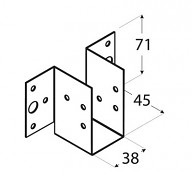 Trámová botka lehká WL 6 38 x 71 x 45