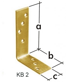 Úhelník trámový KB 2 120 x 80 x 35