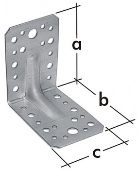 Úhelník s prolisem KP 2 105 x 105 x 90