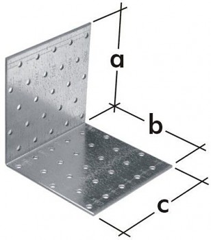 Úhelník montážní KM 6 60 x 60 x 100