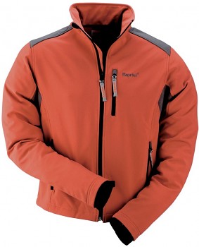 Bunda softshell oranžovo-šedá Dragon XL Kapriol 