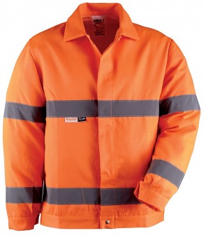 Bunda pracovní výstražná oranžová XL Kapriol 