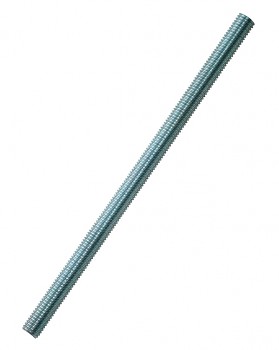Závitová tyč M3 x 1000 pevnost 4.8 zinek bilý