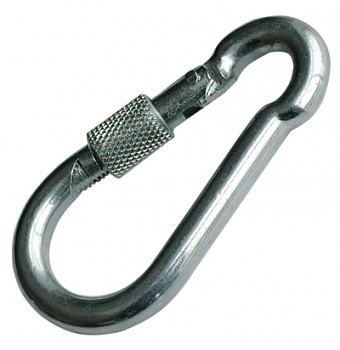 Karabina hasičská s pojistkou 100 x 10 mm DIN 5299C 