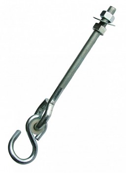 Hák houpačkový M12 x 250 mm kyvný se závitem  