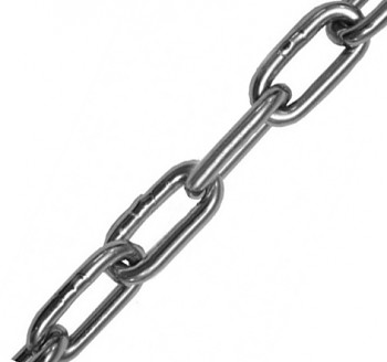Řetěz dlouhý článek 3 mm DIN 763