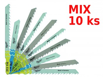 Mix 10 ks pilový plátek do přímočaré pily