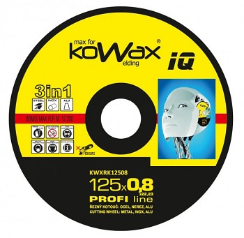Řezný kotouč Kowax 3v1 125 x 0,8 x 22mm