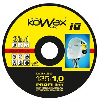 Řezný kotouč Kowax 3v1 125 x 1,0 x 22mm