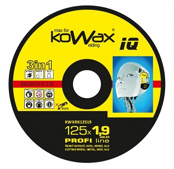 Řezný kotouč Kowax 3v1 125 x 1,9 x 22mm