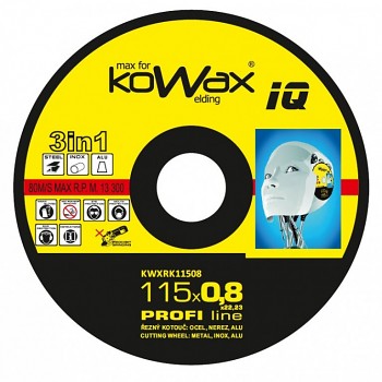 Řezný kotouč Kowax 3v1 115 x 0,8 x 22mm