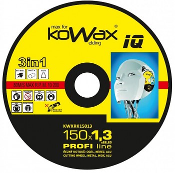 Řezný kotouč Kowax 3v1 150 x 1,3 x 22mm