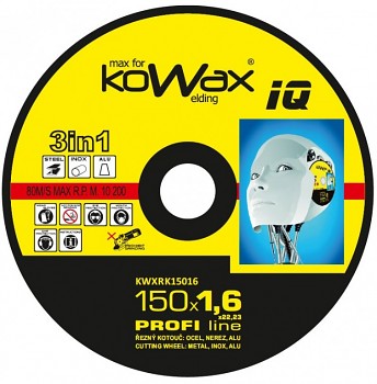 Řezný kotouč Kowax 3v1 150 x 1,6 x 22mm