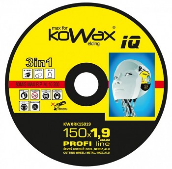 Řezný kotouč Kowax 3v1 150 x 1,9 x 22mm