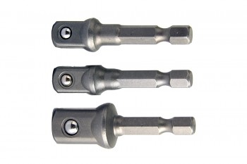 Sada adaptérů na hlavice 1/4", 3/8", 1/2"