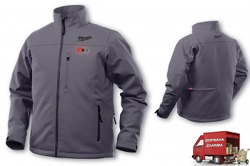 Milwaukee Premium M12 HJ GREY4-0 (L) šedá Aku vyhřívaná bunda