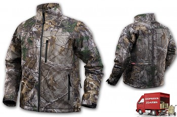 Milwaukee Premium M12 HJ CAMO4-0 (L) maskovací Aku vyhřívaná bunda