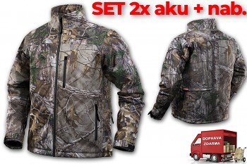 Milwaukee Premium M12 HJ CAMO4-0 (L) maskovací SET aku vyhřívaná bunda