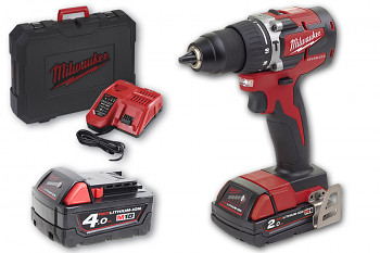 Milwaukee M18 CBLPD-422C Aku 18V příklepová vrtačka