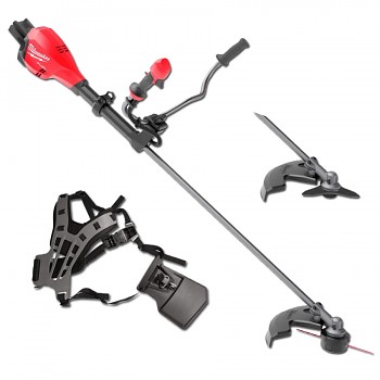 Milwaukee M18 F2BCU-0 křovinořez s rukojetí a postrojem